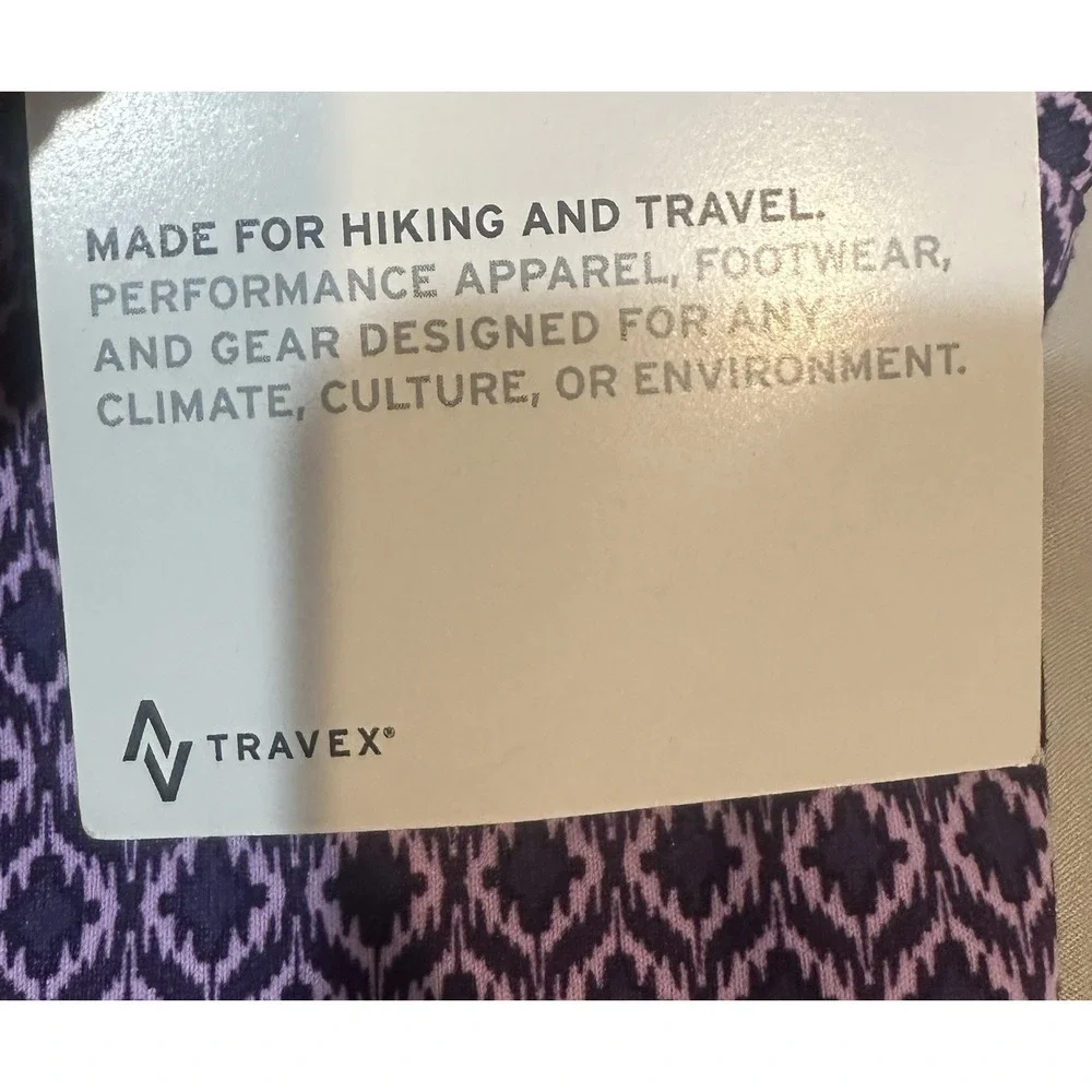 Eddie Bauer Aster Wrap Dress Amethyst Women's Petite Small Hiking Travel‎ NWT - Picture 10 of 10